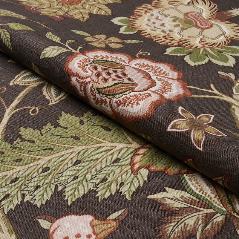 Tissu «Darsy Tree of Life», Sépia