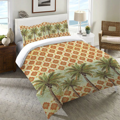 Housse de couette en microfibre Spice Palm II