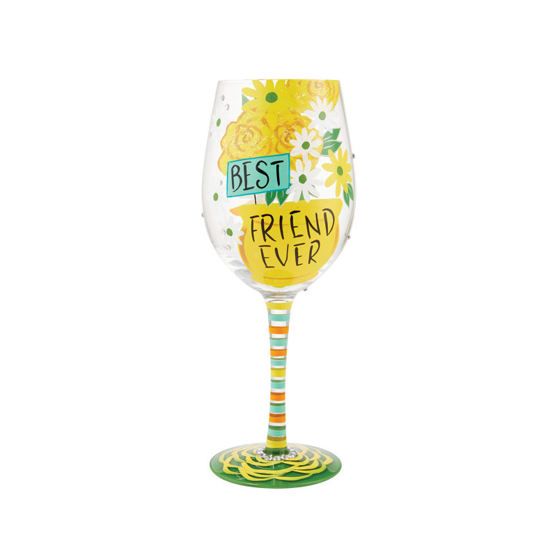 Verre à vin 8,8 po Lolita Best Friend Ever