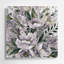 Aquarelle florale 17, art mural en métal beige-879532178