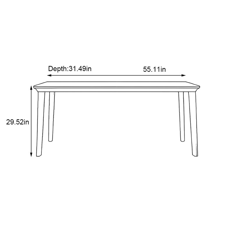 Mifley, H 29,52 po x L 55,11 po x l 31,49 po