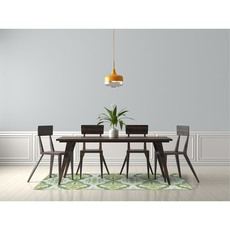 Chenille Ikat Indoor Rug, Rectangle 5' x 7'