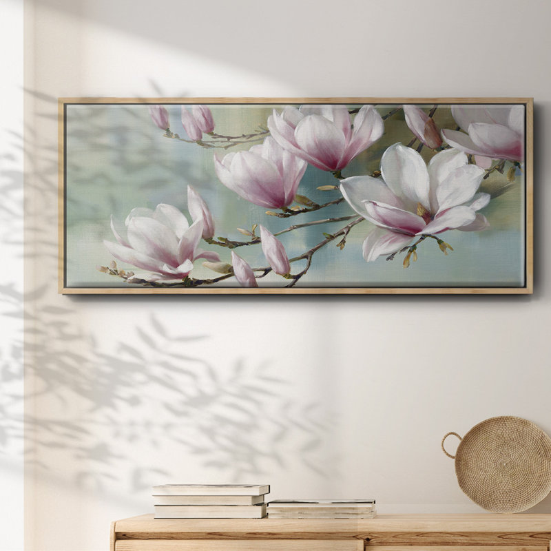 Magnolia Morning - toile encadrée, H 8 po x l 20 po