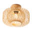 Manufactured Wood Flush Mount