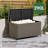 VonHaus 117cm W 290L Water Resistant Lockable Deck Box with Wheels in Grey