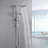 6 Inch Rain Shower Head With Handheld Shower Head Bathroom Rain Shower System-114230362