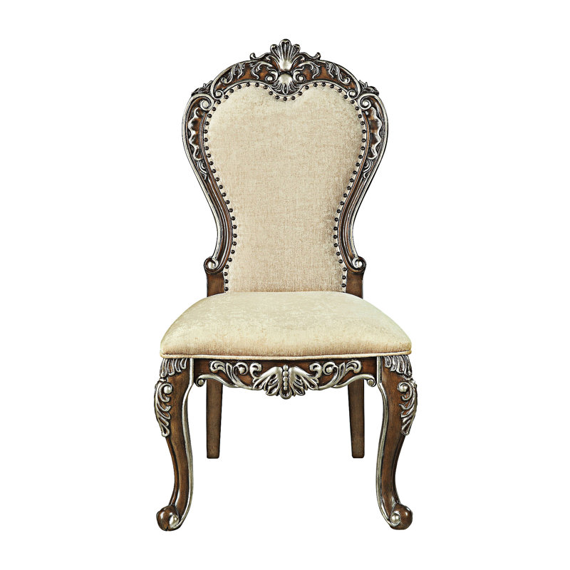 Chaise d'appoint rembourrée (ensemble de 2)