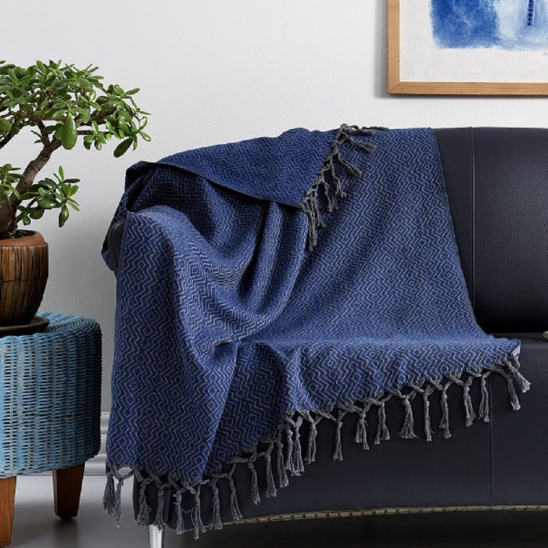 Schwindt Snugglie Throw, Cobalt Blue
