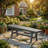All-Weather HDPE Outdoor Bench