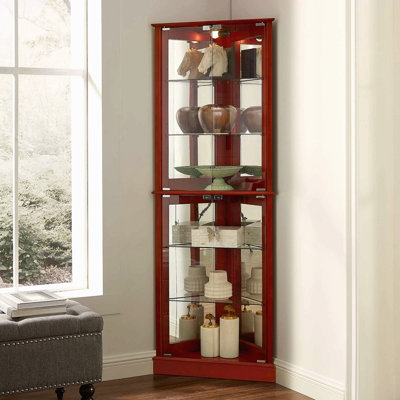 Armoire d'angle Curio