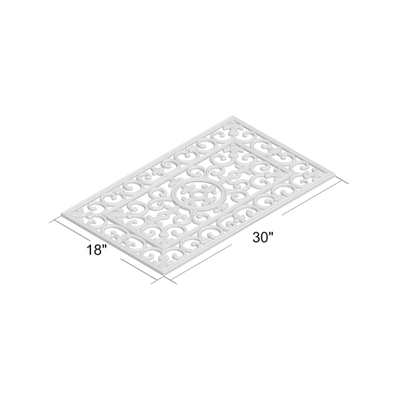 Paillasson Amarylis, Rectangulaire 1 pi 6 po x 2 pi 5 po