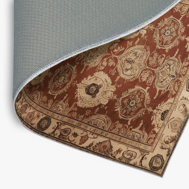 Tapis d'intérieur et d'extérieur brun français