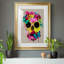 Crâne floral - peinture encadrée-1832937123-1832937180
