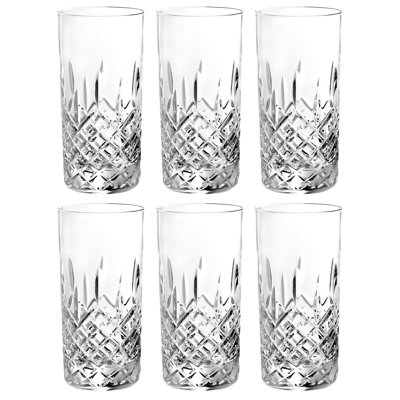 13oz. Crystal Highball Glass Set