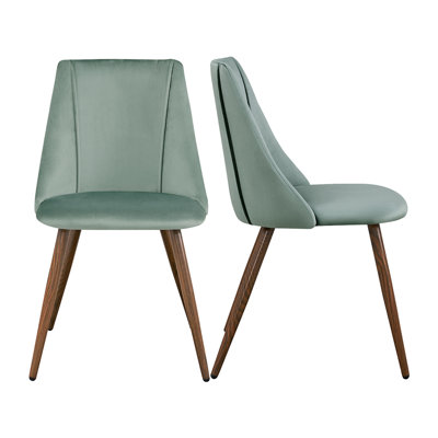 Benbrook Upholstered Kitchen Dining Side Chairs with Metal Legs for Living, Bedroom, Restaurant