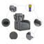  Fauteuil de massage inclinable gris-1755054179