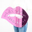 Décoration murale moderne «Biting Lips»-1092048613-1092048614