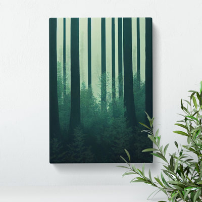 Stunning Forest Abstract - Wrapped Canvas