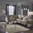 Porter 44" Glass Top Rectangular Coffee Table