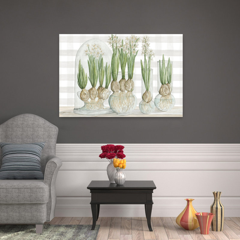 Papier blanc avec ampoules, art floral contemporain, H 32 po x l 48 po