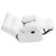 Fauteuil inclinable Manny, blanc-343549686