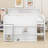 Space-Saving Loft Bed Featuring Built-In Desk, Ample Shelving And Soft LED Illumination-1435857788