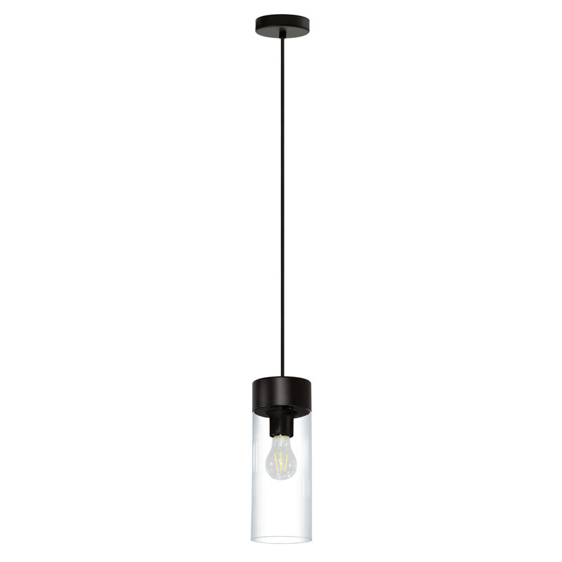 Luminaire suspendu cylindrique simple à 1 lumière Monterey