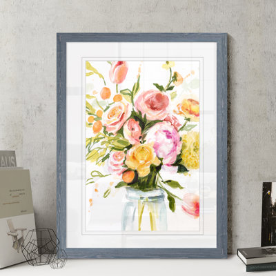 «Loose Arrangement I» par Paul Cezanne - reproduction d'art encadrée