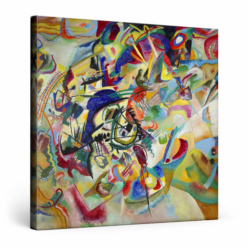 Composition Composition (1913) - Toile carrée, 12" W x 12" H