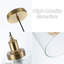 Luminaire suspendu rétro en verre rétro