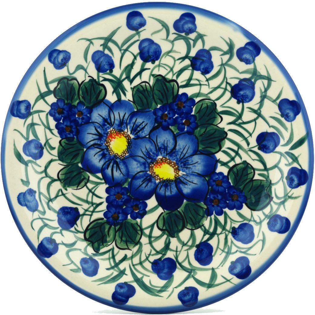 Winston Porter Rexley Polish Pottery 10" Dinner Plate Wayfair