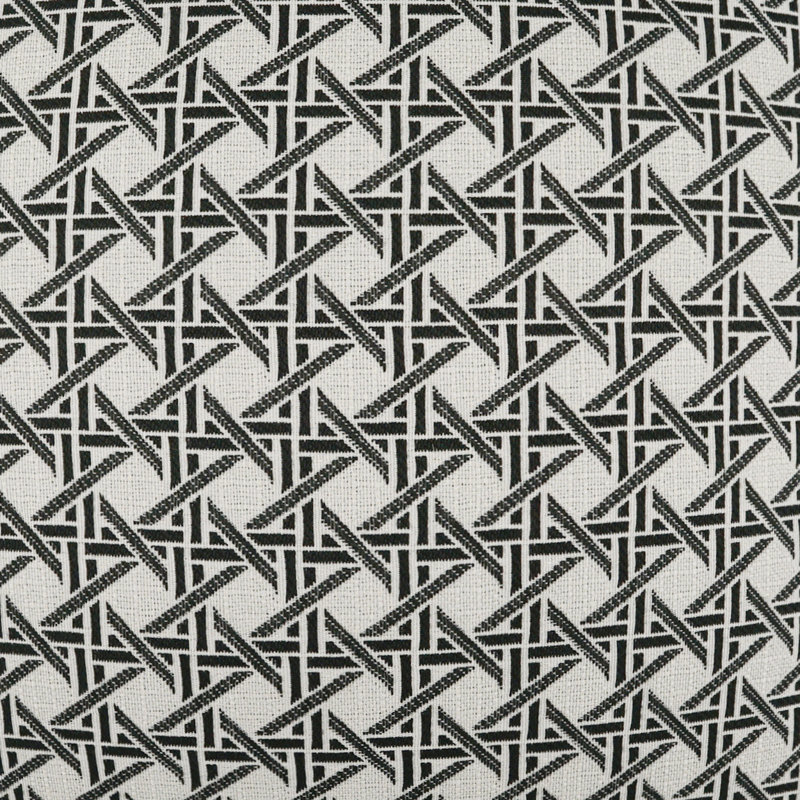 Coussin décoratif d'extérieur Pella, Ébène, Carré 22 po