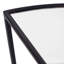 Mel 100cm Glass Top Console Table