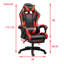 Fauteuil inclinable pivotant en cuir Driskell-415544075