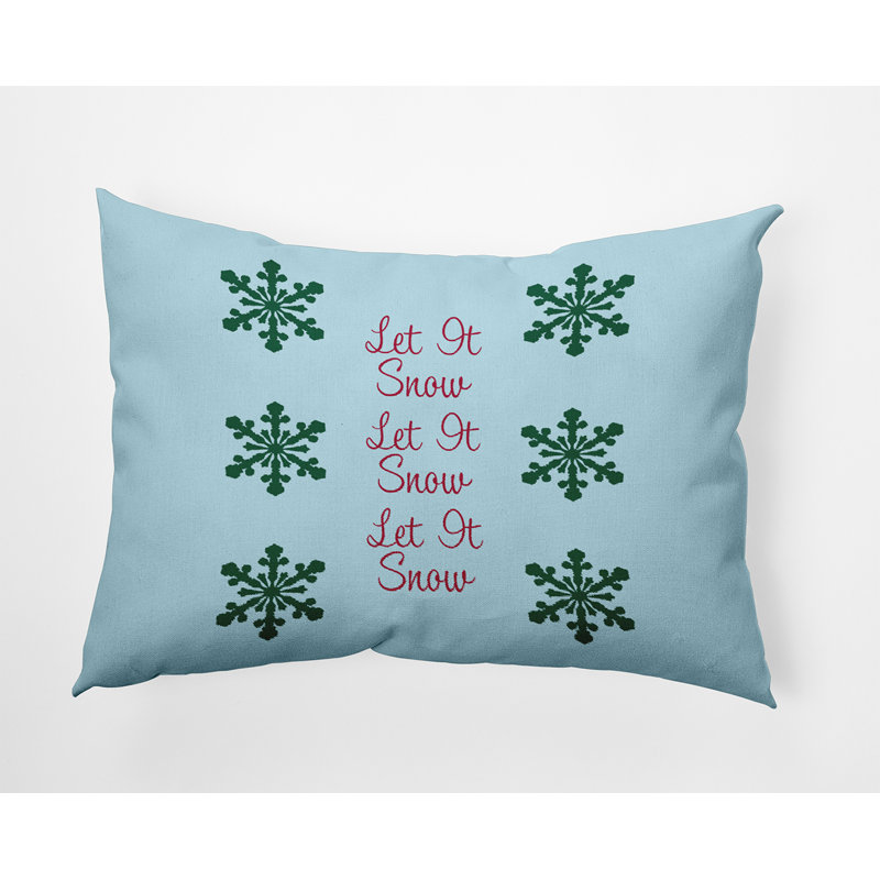 Reversible Throw Pillow, 14" x 20", Rectangular