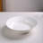 Round White Ceramic Dinner Plates Set