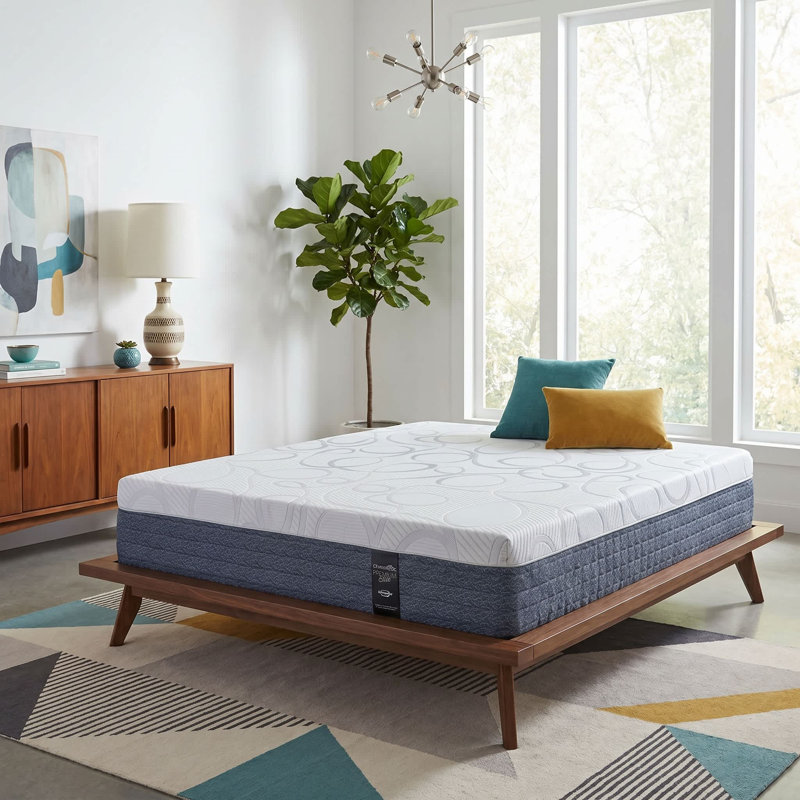 Pare-étincelles de luxe hybride de luxe Emma - 11 po - ressorts ensachés et mousse de luxe bio confort, Grand lit
