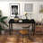  Lennain  71" Wide Wood Office Desk With Steel Tube 4-legs-244832483
