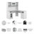 Ozro L-Shaped Executive Desk-1617463543