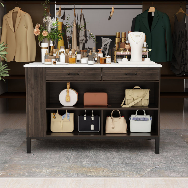 Table de coiffeuse 2 tiroirs Cree