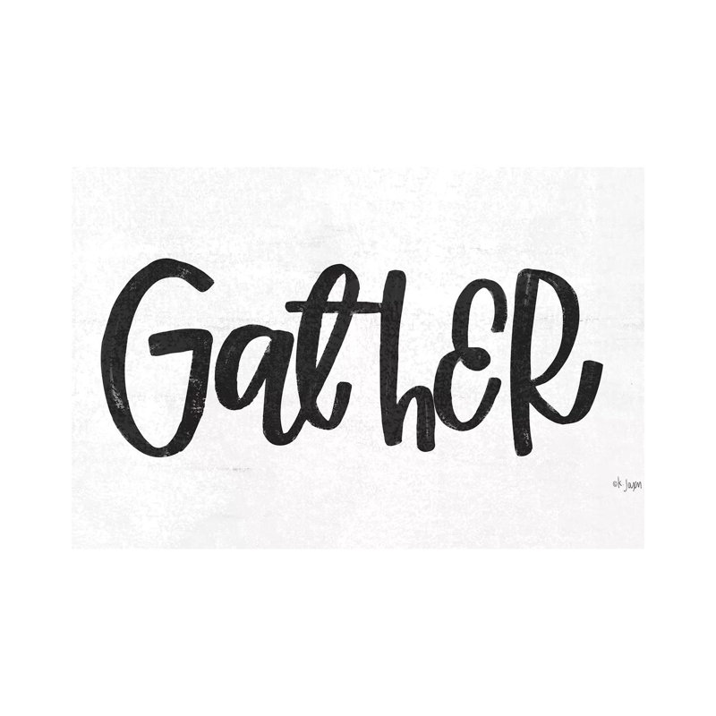 Gather by Jaxn Blvd. - Wrapped Canvas Print, 30.48cm H x 45.72cm W x 1.91cm D