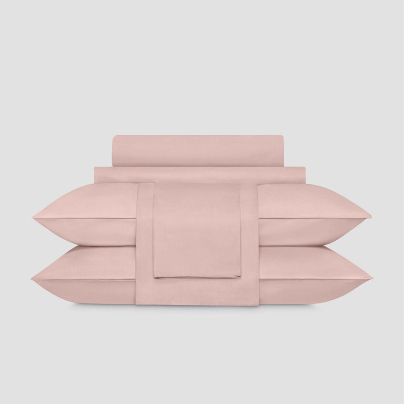 Avari Satin Flat Sheet, Pink