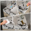 Ensemble de meuble-lavabo flottant 29,9 po avec lavabo sous-comptoir en céramique fritté et fixation murale pour petites salles de bain, appartement-812986582-812986580-812986568