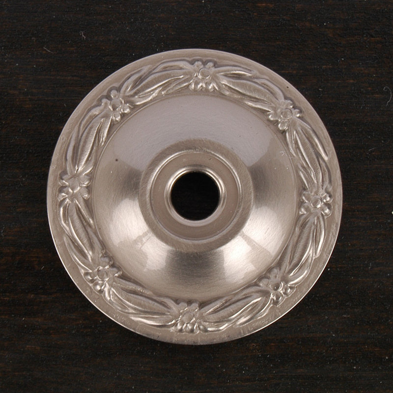 Contre-plaque à bouton plat BP Series, Nickel satiné