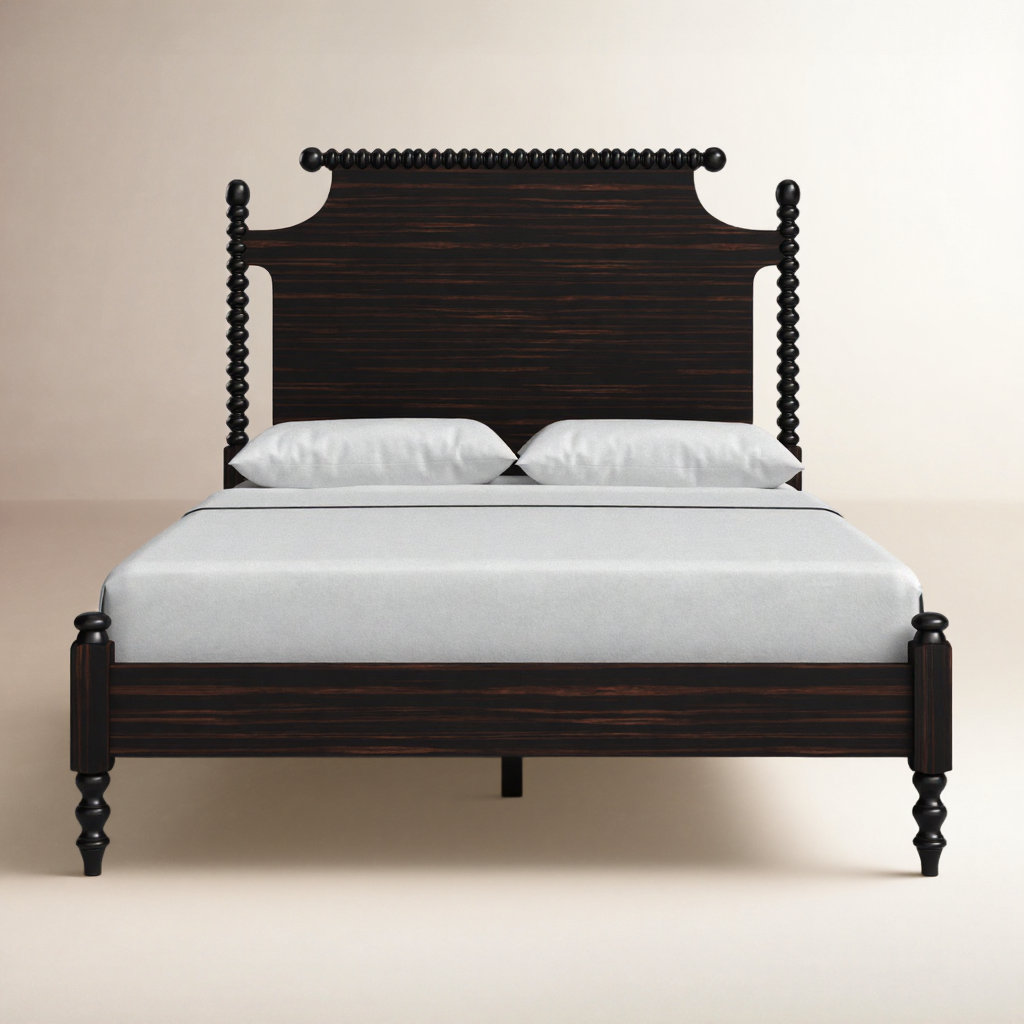 Nadette Spindle Bed, Queen, Oiled Bronze