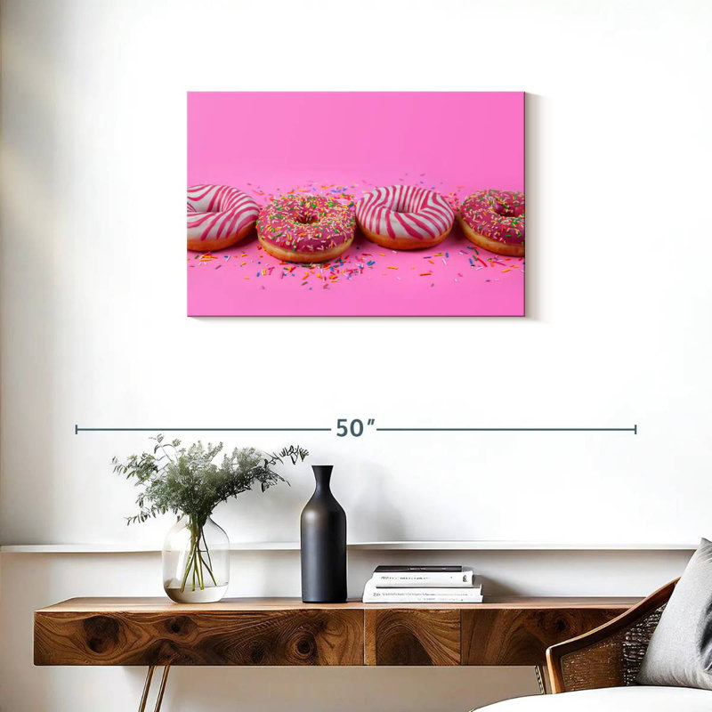 Beignets roses pastel Yarlin, H 20 po x l 30 po