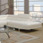 Canapé modulaire en similicuir blanc