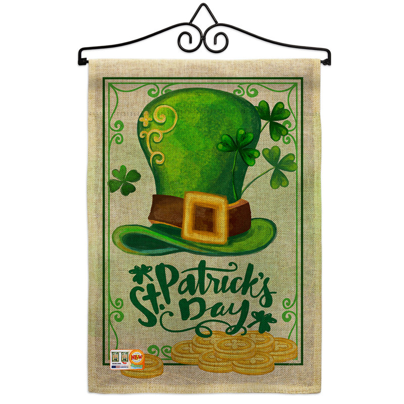 Polyester de 2 côtés en polyester 19 po x l 13 po drapeau de jardin