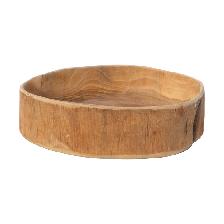 Loon Peak® Genter Teak Serving Bowl | Wayfair