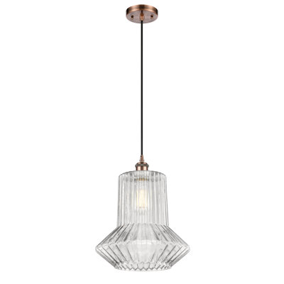 Luminaire suspendu géométrique à 1 lumière Perri